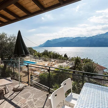 Apartmán Zwei-zimmer-wohnung Mit Seeblick- Grill Und Gemeinschaftspool By Interhome Malcesine